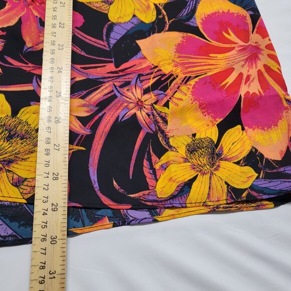 Beautiful by Lawrence Zarian Womens Tunic Top 2X Plus Floral 3/4 Sleeve Multicor - Picture 14 of 15